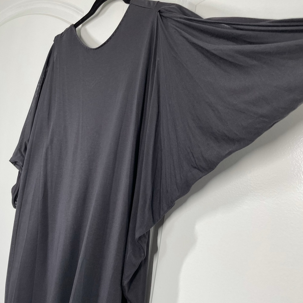 Halston Grecian midi dress open back NWT size 10 - Picture 10 of 11